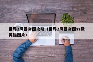 世界2风暴帝国攻略（世界2风暴帝国ss级英雄图片）