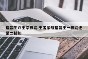 扁鹊生命主宰技能:王者荣耀扁鹊主一技能还是二技能