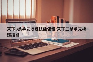天下3杀手元魂珠技能领悟:天下三杀手元魂珠技能